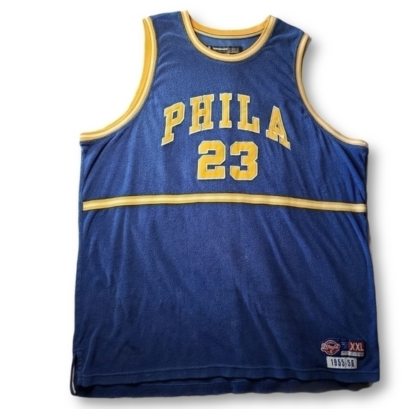 Reebok hardwood classics blue 1955-56 jason richardson philadelphia 76er… - Picture 1 of 4